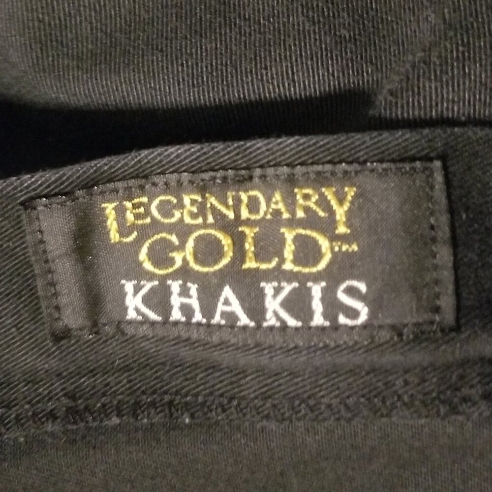 Legendary Gold 44 x 30 black khaki pants - Picture 8 of 8